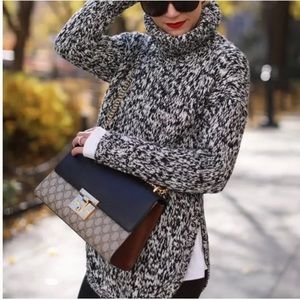 EUC Treasure and Bond Marled Turtleneck Knit long Sweater XS